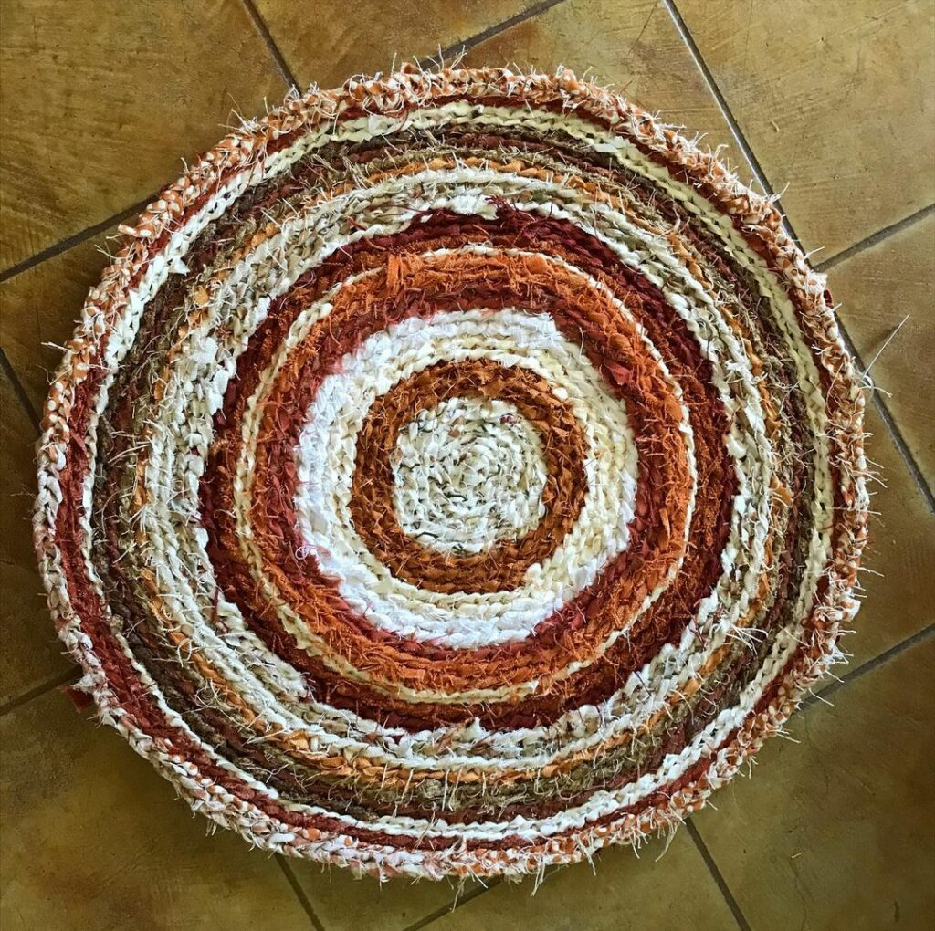 Tapete de crochê para cozinha em estilo rústico