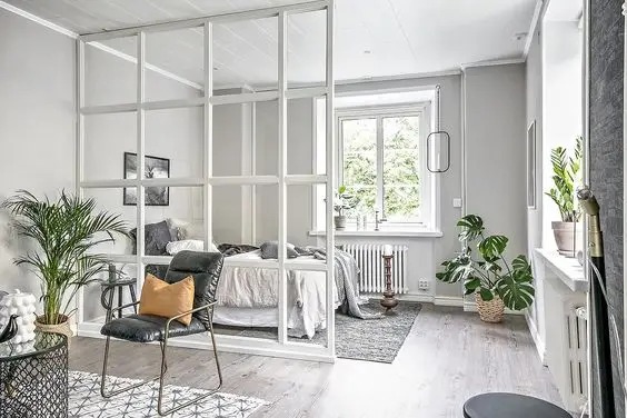 Apartamento pequeno decorado com conceito espaço aberto