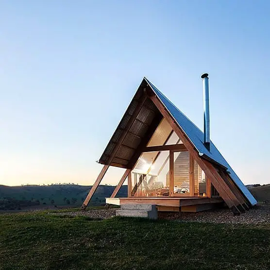 Casa de campo pequena moderna