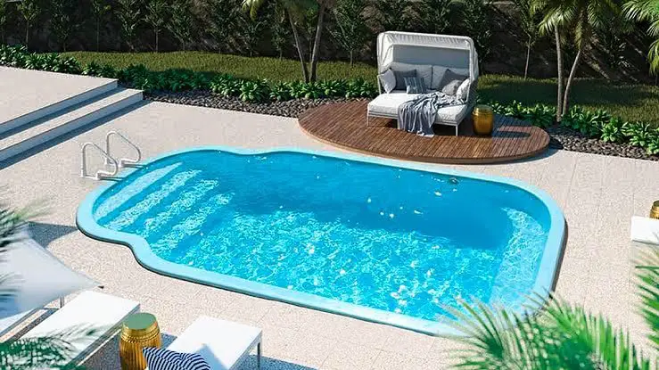 piscina de fibra