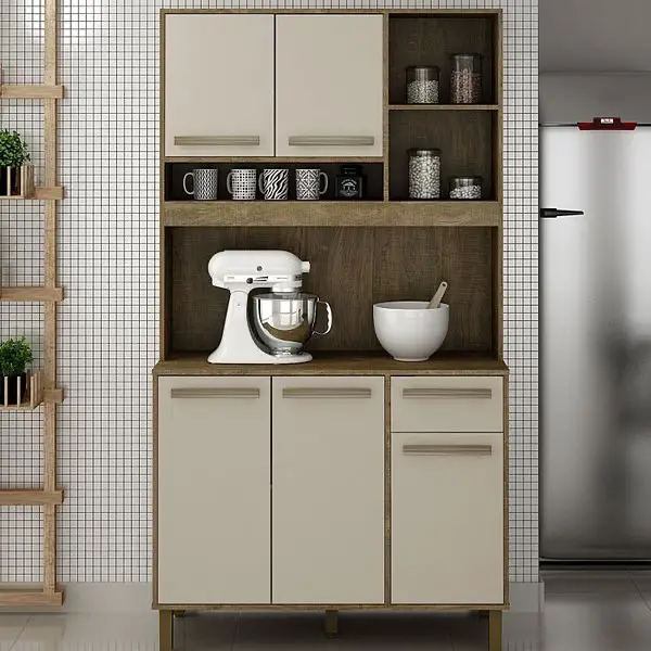 armário de cozinha de pé