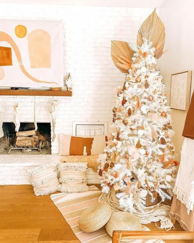 Árvore de Natal branca: 35 modelos decorados - Casalisty